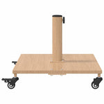 Outdoor Umbrella Base Light wood 45 x 45 x 31 cm Steel 42010366