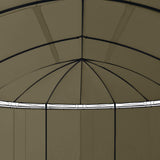Gazebo with Curtains 520x349x255 cm Taupe 180 g/m 312231