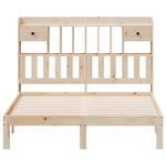 Bookcase Bed without Mattress 140x190cm Solid Wood Pine 3322593