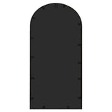 Garden Mirror Black 70x30 cm Iron for Outdoor Use 318376