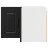 Wall Corner Cabinet PORTO Black 57 x 57 x 40 cm Engineered Wood 885306