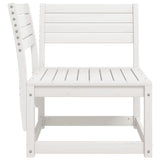 Garden Sofa Corner White 73x73x78 cm Solid Wood Pine 844665
