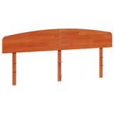 Headboard Wax Brown 180 cm Solid Wood Pine 842493