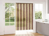 Insect Curtain Chenille Brown and Beige 100 x 200 cm 100% PP 42034449
