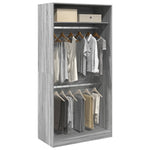 Wardrobe Grey Sonoma 100x50x200 cm Engineered Wood 3307806