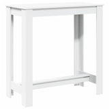 Bar Table White 102x50x103.5 cm Engineered Wood 854409