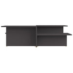 Coffee Tables 2 pcs Grey 111.5x50x33 cm Engineered Wood 805566