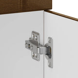 Kitchen Base Cabinet Lucca Brown Oak Engineered Wood 853724