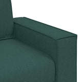 Sofa Set with Cushion 3 pcs Dark Green 220 x 78 x 84 cm Fabric 3324614