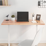 Table Top Light Brown 100x40x2 cm Treated Live Edge 363947