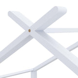 Kids Bed Frame White Solid Pine Wood 80x160 cm 289611