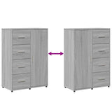 Sideboard Grey Sonoma 60x31x84 cm Engineered Wood 840511