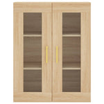 Wall Mounted Cabinets 2 pcs Sonoma Oak Engineered Wood 3197932