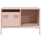 ZNTS Coffee Table Pink 68.5x50x43.5 cm Cold-rolled Steel 851281