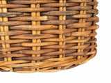 Planter Basket GENDT 2 pcs Natural Brown Kubu Rattan 42020958