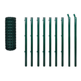 Euro Fence Steel 10x0.8 m Green 140564