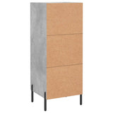 Sideboard Concrete Grey 34.5x34x90 cm Engineered Wood 830456