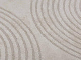 Area Rugs Round GALATI Cream 120 CM Polyester 42022801