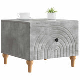 Coffee Table Concrete Grey 49 x 50 x 40 cm Engineered Wood 894278