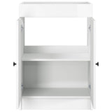 Bathroom under Sink Cabinet High Gloss White 56 x 37.5 x 81 cm 890008