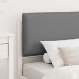 Bed Frame with Upholstered Headboard Light Grey 75 x 190 cm 877883