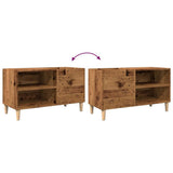 Record Cabinet Old Wood 84.5x38x48 cm Engineered Wood 857163