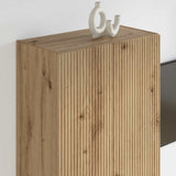 TV Wall Cabinet Artisan Oak 59.5 x 31 x 100 cm Engineered Wood 892378