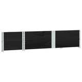 Garden Planter Black 150x50 cm Solid Wood Pine 3295408