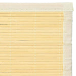 Rug Bamboo 160x230 cm Natural 245821