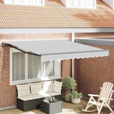 Awning Frame Anthracite 3 x 2.5 m Powder-coated Steel 42002535