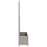 Planter Grey Solid firwood 70 x 30 x 135 cm Planters Planter 316490