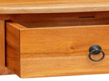 Console Table Natural 50.5 x 30 x 75.5 cm Solid Mahogany Wood 42009937