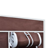 Fabric Wardrobe Brown 60721