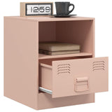 Bedside Cabinets 2pcs Pink 34.5x39x44 cm Steel 841754