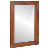 Bathroom Cabinet 5 pcs Brown and Black Solid Mango Wood 3310174