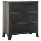 Storage Cabinets 2 pcs Grey 72x36x82 cm Metal and MDF 3095972
