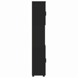 Bathroom Cabinet Black 30 x 35 x 192 cm Engineered wood & Metal 883335