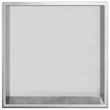 Shower Niche Brushed Silver 32x32x9 cm Stainless Steel 4005124