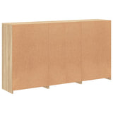 Sideboard with LED Lights Sonoma Oak 181.5x37x100 cm 3209151