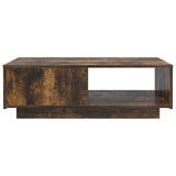 Coffee Table Smoked Oak 95 x 55 x 31 cm Engineered Wood 8000184