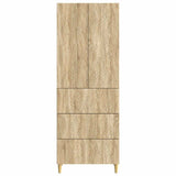 Cabinet Set 2 pcs Sonoma Oak 66 x 34.5 x 90 cm Engineered Wood 3416720