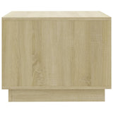 Coffee Table Sonoma Oak 55x55x43 cm Engineered Wood 810292