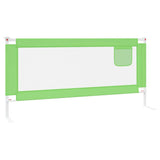 Toddler Safety Bed Rail Green 200x25 cm Fabric 10197