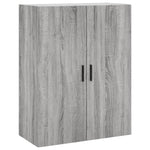 Highboard Grey Sonoma 69.5x34x180 cm Engineered Wood 3196033