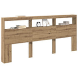 Headboard Artisan Oak 220 x 17 x 102 cm Engineered Wood 886257
