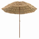 Beach Parasol Natural 205 x 205 x 210 cm Polyester and Steel 42006677