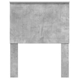 Headboard with Headboard Concrete Grey 75 cm Engineered wood 887828