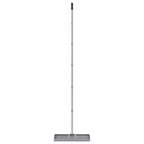 Garden Rake Manual Silver 45 x 25 x 200 cm Stainless Steel 42011359
