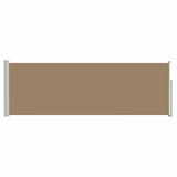 Retractable Side Awning Taupe 300 x 100 cm Polyester 42035285