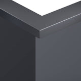 Retaining Wall 2 pcs 50 x 50 x 50 cm Steel Anthracite 8015190
